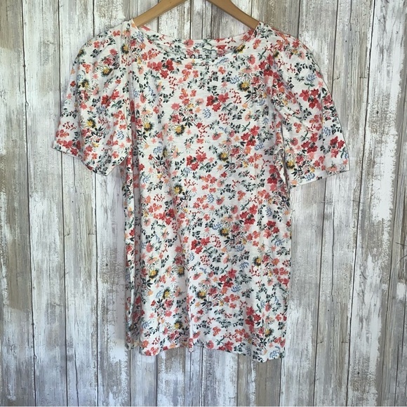Loft Multi Floral Tee - Picture 1 of 4
